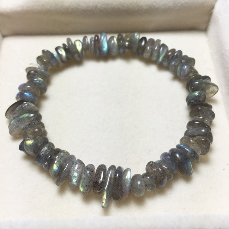 Crystal Grey Moonstone Bracelet – Intuition & Emotional Balance