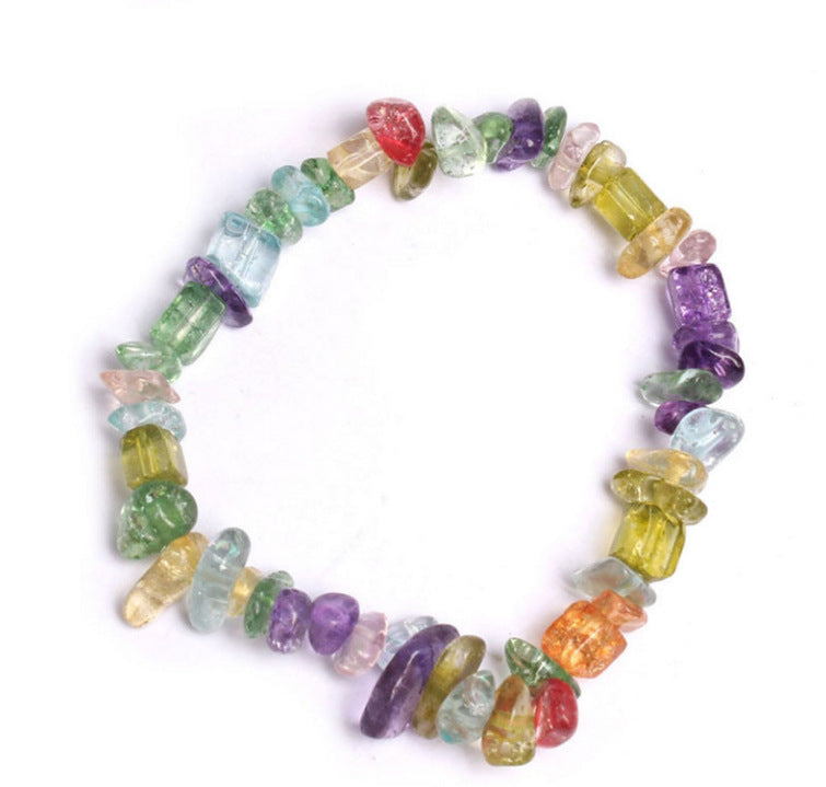 Crushed Crystal Bracelet – Natural Healing & Energy
