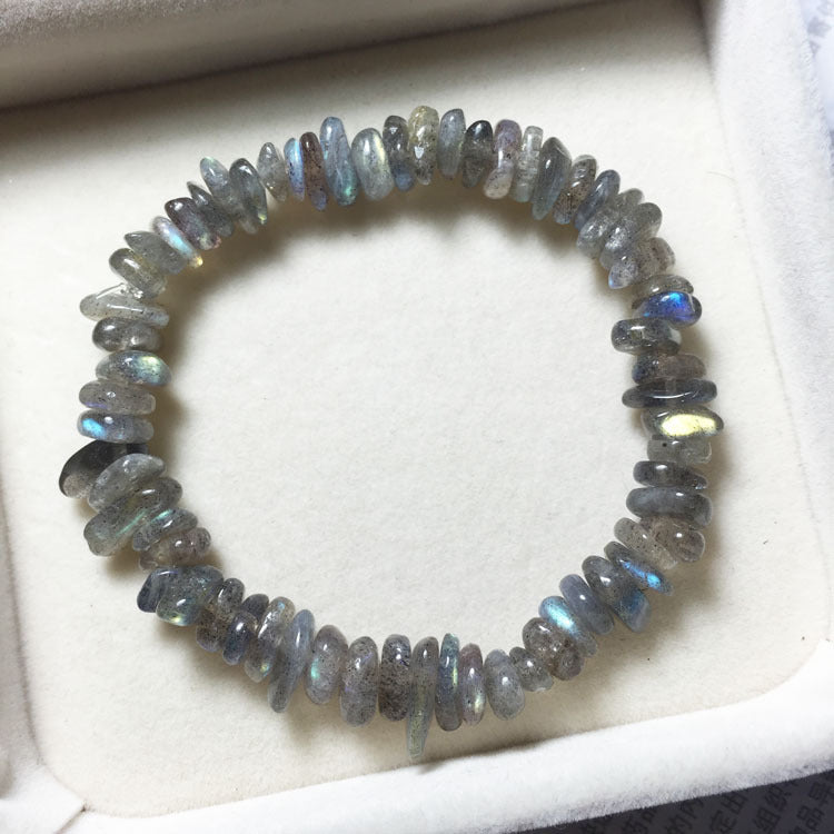 Crystal Grey Moonstone Bracelet – Intuition & Emotional Balance