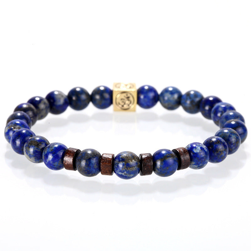 Lapis Lazuli Lucky Beaded Bracelet – Elegance & Wellness in One