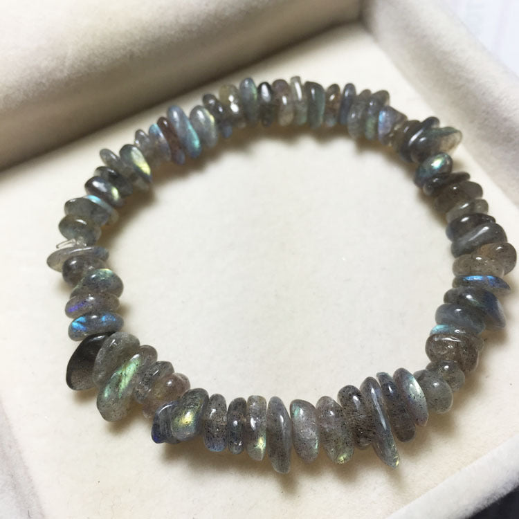 Crystal Grey Moonstone Bracelet – Intuition & Emotional Balance