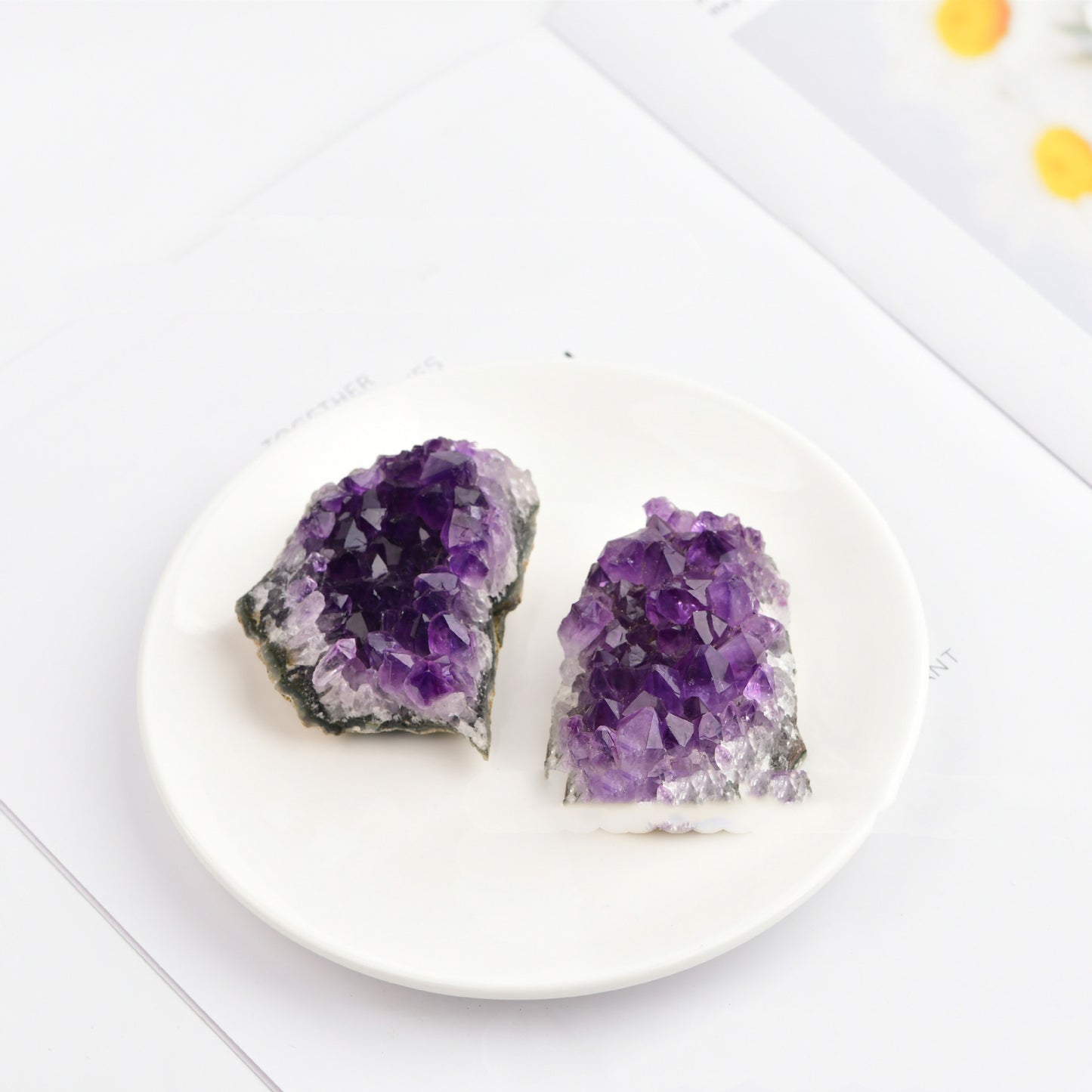Natural Amethyst Cluster – Spiritual Clarity & Peace