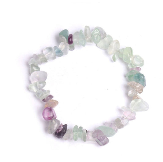 Crushed Crystal Bracelet – Natural Healing & Energy