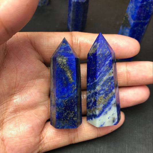 Natural Lapis Lazuli Columns – Enhance Your Space with Wisdom & Serenity