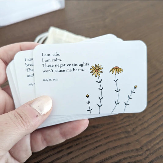 Pocket Poem Healing Card For Anxiety Relief