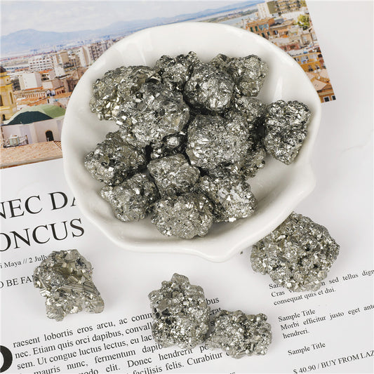 Natural Pyrite Rough Stone – Prosperity & Protection