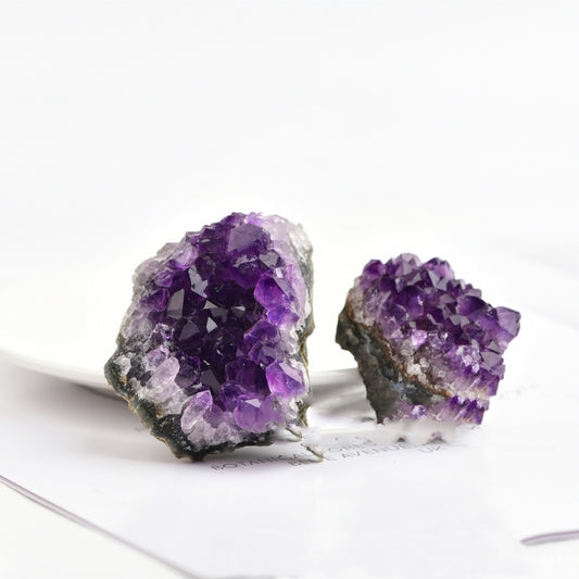 Natural Amethyst Cluster – Spiritual Clarity & Peace
